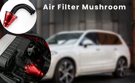 TINGKAT Universal Closed Air Intake Filter Kit Flange 77Mm Comes with ...