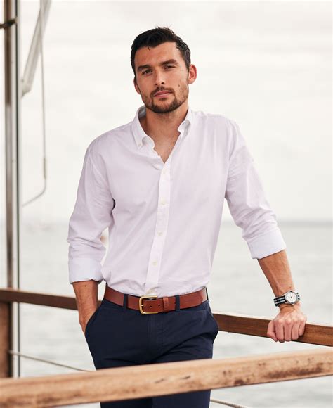 Landmark | Schoffel Titchwell Tailored in White | Tailored shirts ...