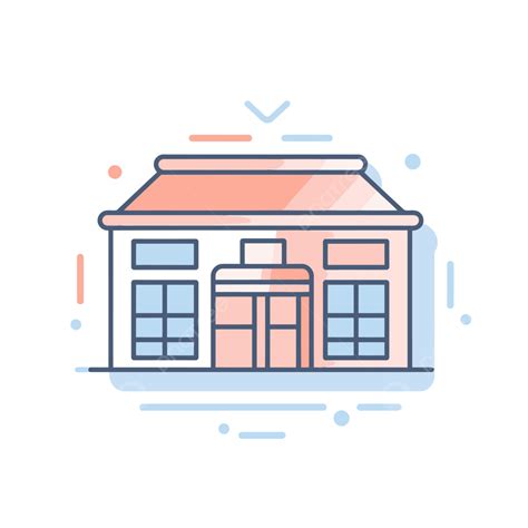 白色背景上的商店矢量, 沃尔玛, 线性图标, 平面圖標向量圖案素材免費下載，PNG，EPS和AI素材下載 - Pngtree