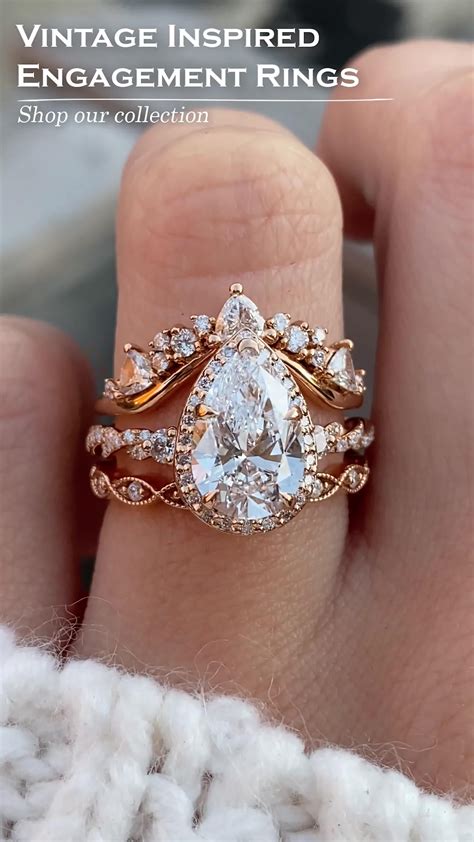 Stacked engagement ring – Artofit