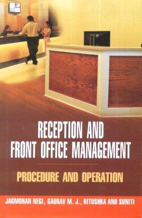 Reception and Front Office Management: Procedure and Operation ...