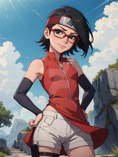 Sarada Uchiha by LoliaP on DeviantArt