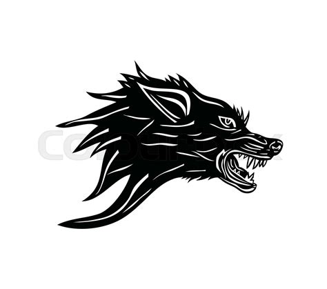 Wolf Head Silhouette