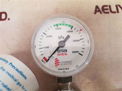 Comweld 518804 medical oxygen regulator 0 to 30000 kpa – Aeliya Marine Tech