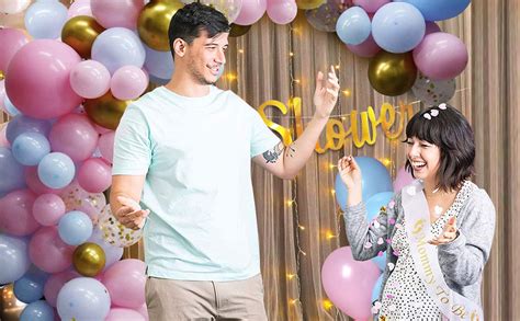 Party Propz Baby Shower Decorations Kit - 48 Pcs Baby Shower Balloons ...