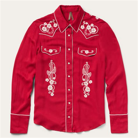 Embroidered Retro Western Shirt | Stetson