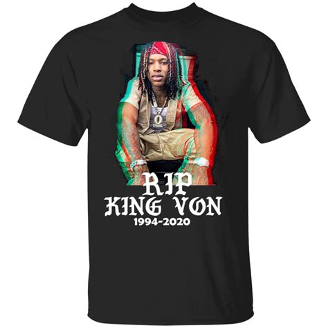 King Von Without Shirt Rip King Von 1994-2020 Shirt, Rip King Von Merch ...