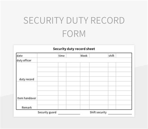 Image result for Excel Security Position Table