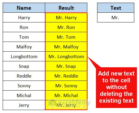 Adding Text to a Cell 的图像结果