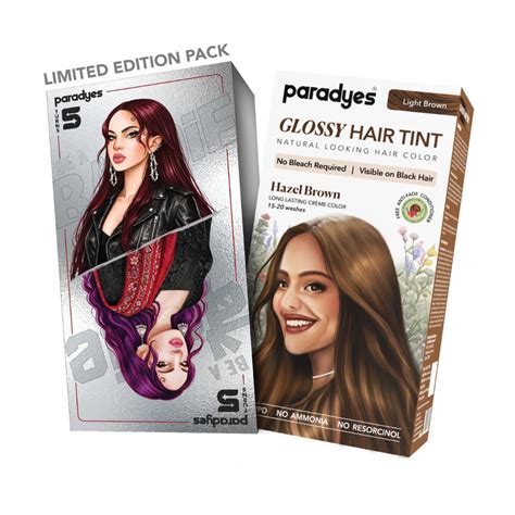 Buy Now Paradyes Hazel Brown Hair Tint | Glossy, Natural Look - No ...