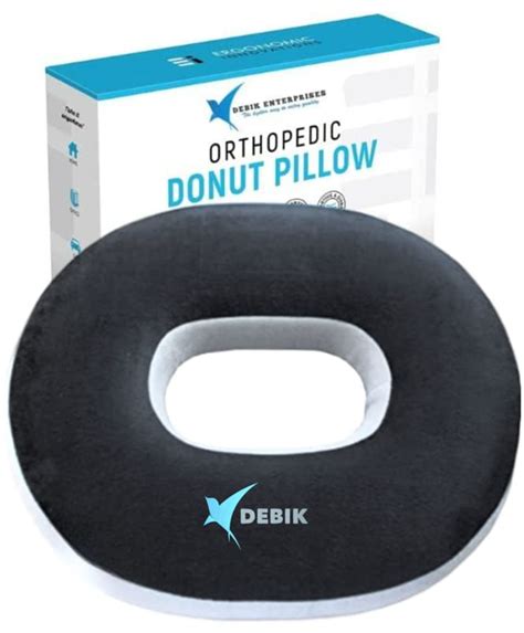 DEBIK® I Orthopaedic Coccyx Donut Pillow Seat Cushion for Lower Back ...