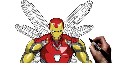 Iron Man Drawing Full Body 的图像结果