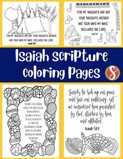 Isaiah Coloring Page Bible Free “Do Not Fear” Bible Coloring Pages