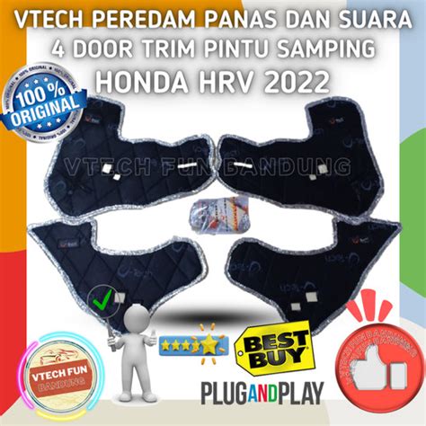 Jual Vtech Peredam Suara 4 Door Trim Pintu Samping All New Honda HRV ...