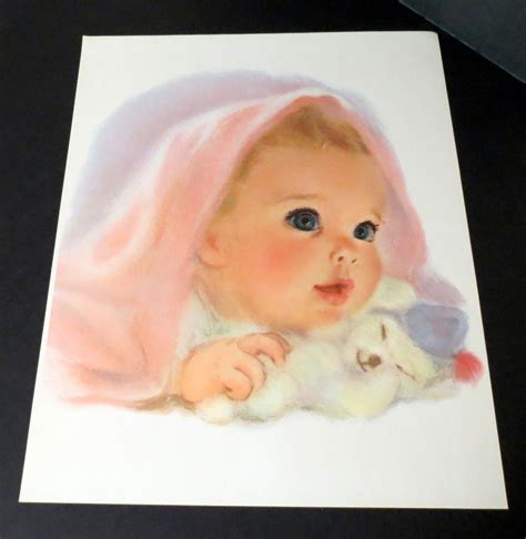 7 Vintage NORTHERN TISSUE 1960s AMERICAN BEAUTY Girl Boy Baby PRINTS ...