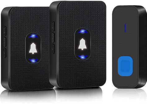 Buy Wireless Doorbell, Eocean Waterproof Doorbell, 1000ft Range 110dB ...