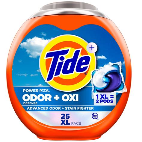 Customer Reviews: Tide Power PODS Plus Ultra OXI Laundry Detergent, 25 ...