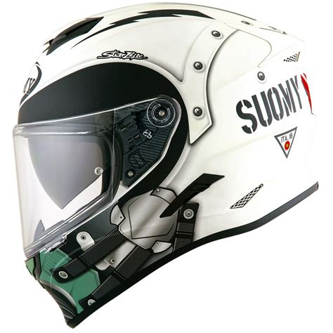 SUOMY Stellar Cylone White Matt Helmet– Moto Central
