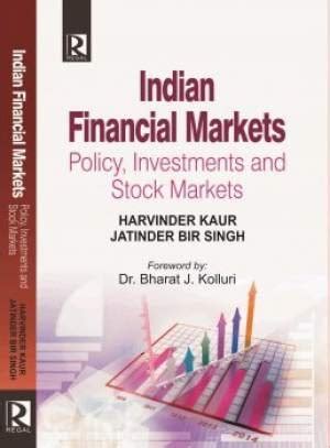 Buy Indian Financial Markets Policy Investments And Stock Markets Book ...
