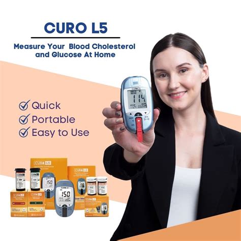 CUROFIT Home Blood Cholesterol Test Kit - CURO L5 Digital India | Ubuy