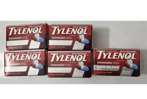 TYLENOL 500mg Extra Strength Rapid Release Gels with India | Ubuy