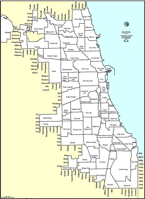 Chicago On State Map