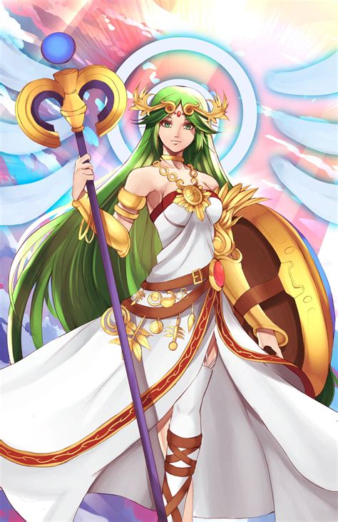 Palutena - Kid Icarus Uprising artwork by Sean Sorey : r/KiDIcaruS