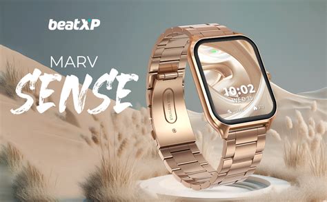 beatXP Marv Sense 1.96" Ultra HD Large Display Bluetooth Calling Smart ...
