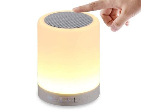 Devcool Wireless USB Rechargeable Portable HiFi LED Touch Lamp ...