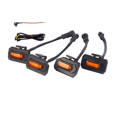 Buy Raptor Style Grille Lights Upgrade 4PC with Fuse FIT For 2020 2021 ...