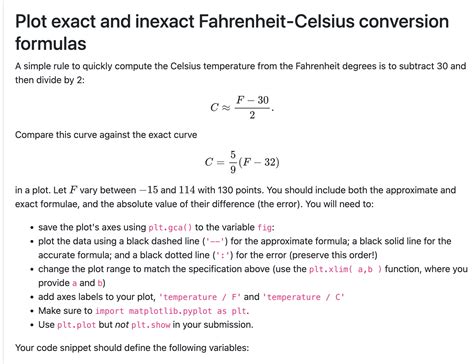 Solved Plot exact and inexact Fahrenheit-Celsius conversion | Chegg.com