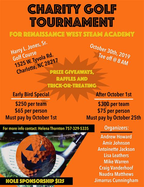 Charity Golf Tournament for Renaissance West STEAM Academy - Victory ...