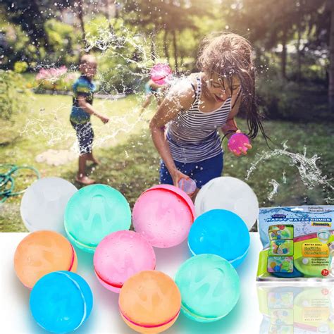 Buy ZUPIIY Reusable Water Balloons, Summer Water Toys, Outdoor Toys ...