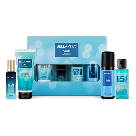 Buy BELLAVITA SKAI AQUATIC Travel Size Gift Set with Shower Gel 55 ml ...