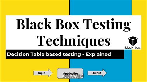 Decision Table Testing Template 的图像结果