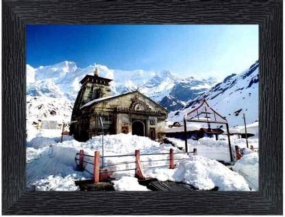 Poster N Frames Kedarnath Temple Religious Frame Price in India - Buy ...
