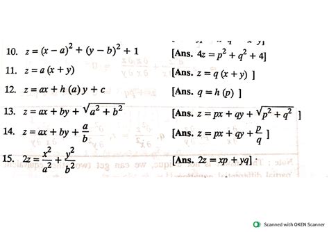 Image result for Partial Differential Simple Questions