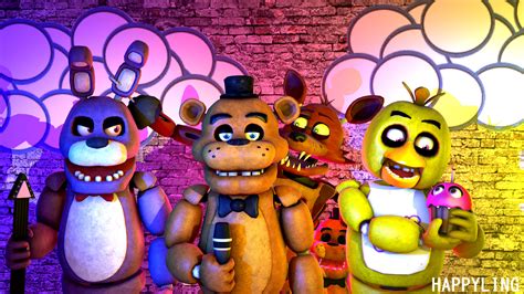 Bonnie (Five Nights at Freddys), Chica (Five NIghts at Freddys), Foxy ...