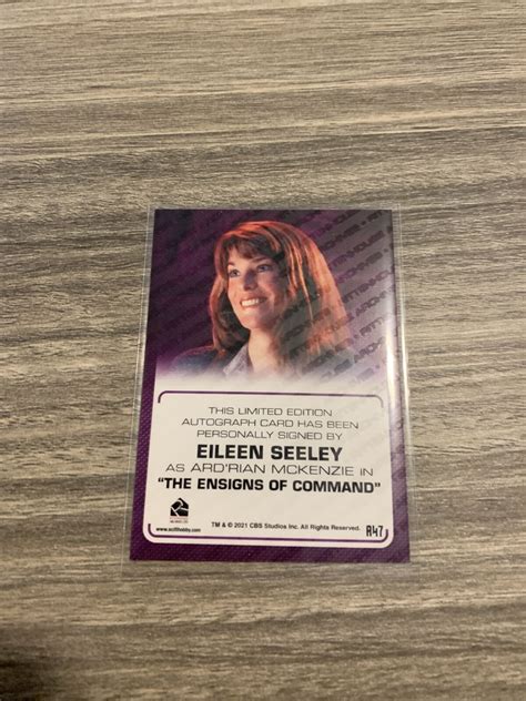 2022 Star Trek: TNG Archives & Inscriptions: EILEEN SEELEY as ARD'RIAN ...