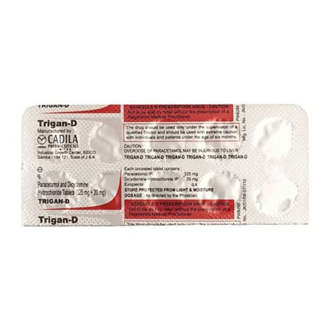 Trigan D Strip Of 10 Tablets: Uses, Side Effects, Price & Dosage ...