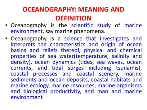 PPT - Introduction of Oceanography PowerPoint Presentation, free ...