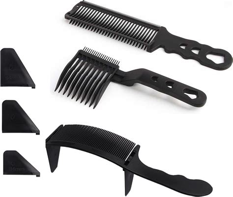 Amazon.com : Molain Fade Combs, Barber Gradient Positioning Combs, Flat ...