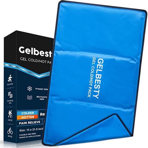 Gelbesty XL Reusable Gel Ice Pack for Injuries, Hip, Leg, and India | Ubuy