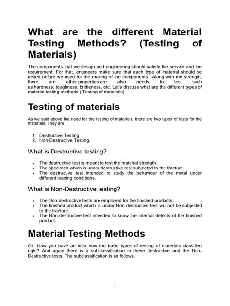 Image result for Basic Material Testing