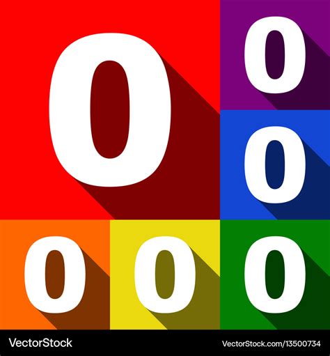 Image result for Number 0 Sign Design Template Element Black Vector Image