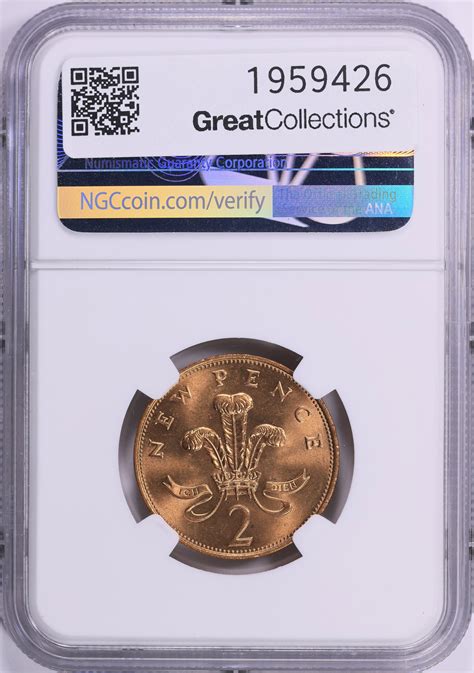 Great Britain 1971 2 Pence New Pence KM-916 NGC MS-66 RD (Item 1959426 ...