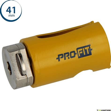 ProFit 09081041 Multi Purpose Hole Saw 41 mm with integrated adapter