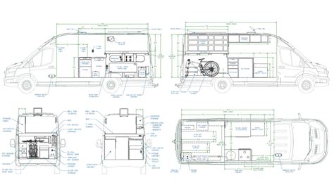 8 Photos Sprinter Van Rv Floor Plans And Description - Alqu Blog