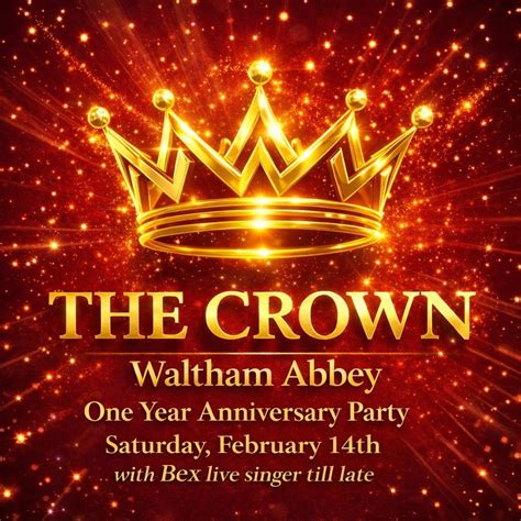 1st Anniversary Party at The Crown, The Crown Waltham Abbey, 14 ...