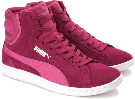 Puma Vikky Mid Wn'S Sneakers For Women - Buy Cerise, Pink Color Puma ...